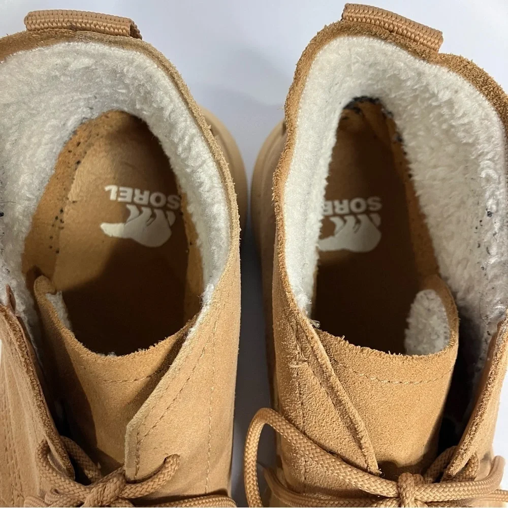Sorel Men’s‎ Explorer Drift waterproof boots tan suede size 11.5